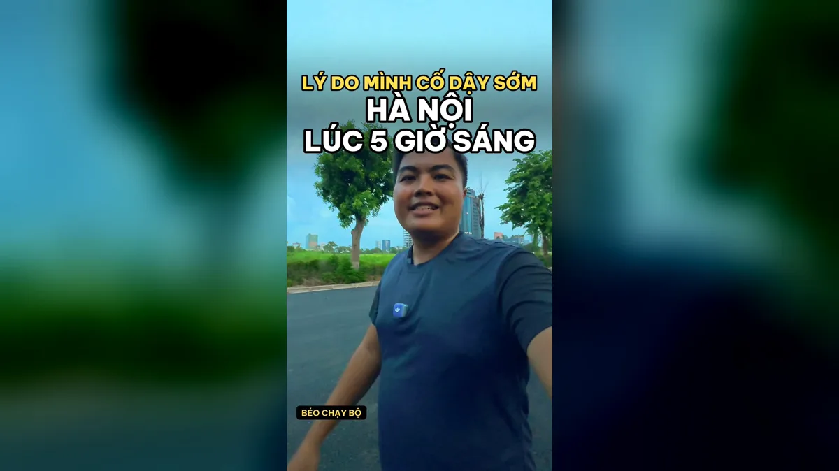 Hà Nội lúc 5 giờ sáng, lý do mình cố dậy sớm để chạy